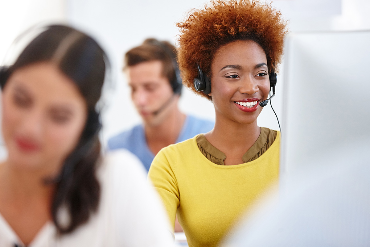 An over the phone interrupter connects to an Ad Astra client.